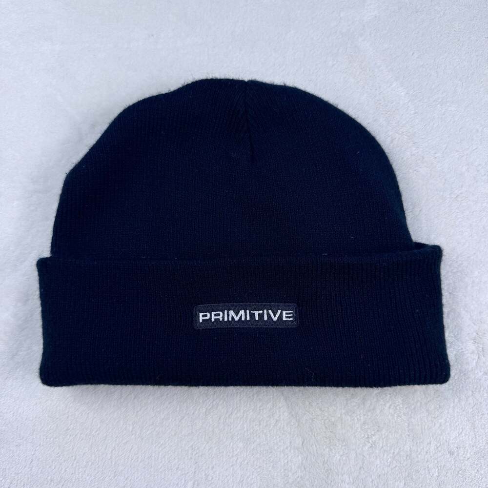 Primitive Skateboarding Classic Spellout Logo Beanie Black